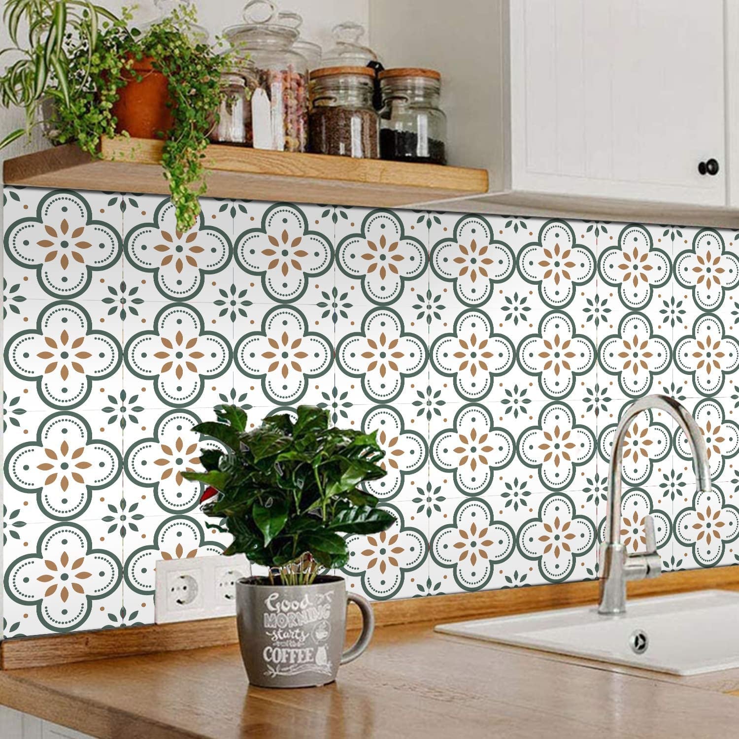 Peel and Stick Floor Tiles Kitchen / Bathroom Backsplash Sticker Detachable Waterproof DIY Tile Stickers for Wall Decoration Tiles Home Decoration (8x8 Inch / 10 Pcs Set) Peel and Stick Floor Tiles Kitchen / Bathroom Backsplash Sticker Detachable Waterproof DIY Tile Stickers for Wall Decoration Tiles Home Decoration (8x8 Inch / 10 Pcs Set)